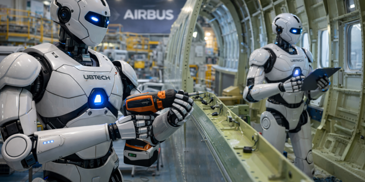 İnsansı Robotlar Havacılık Sektörüne Girdi: Airbus’tan Çinli Şirkete Sipariş