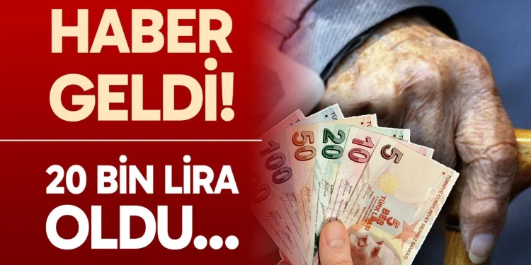 Emekliye Çifte Düzenleme: Zam Oranı Netleşti, En Düşük Maaş 20 Bin TL Oldu